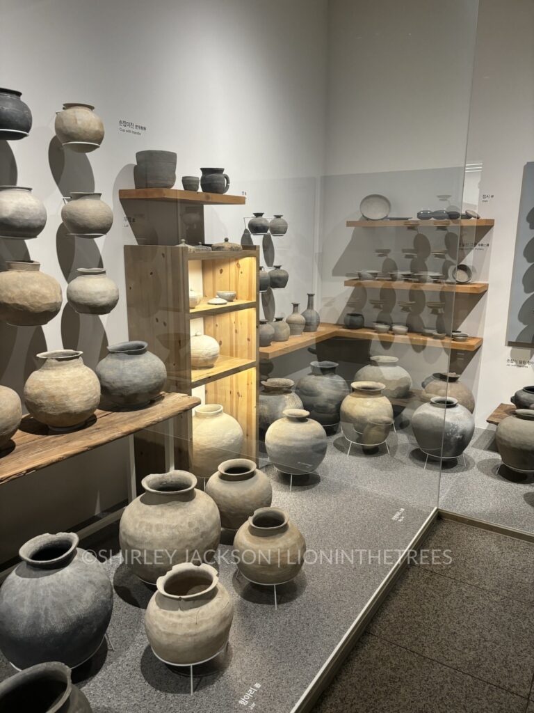 Photo of a large display of different pots of varying shapes and sizes