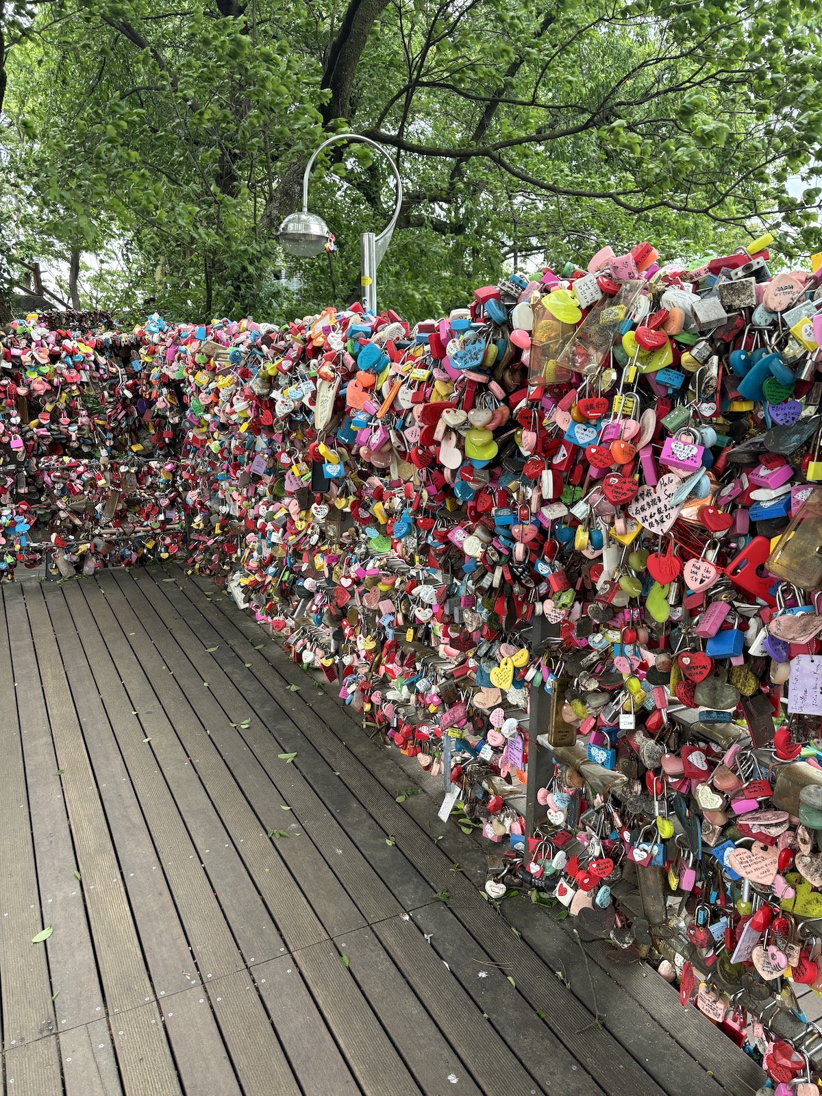 Photo of the Lock Loves of Seoul Tower