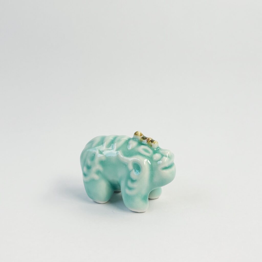 Small ceramic turquoise Seoksu