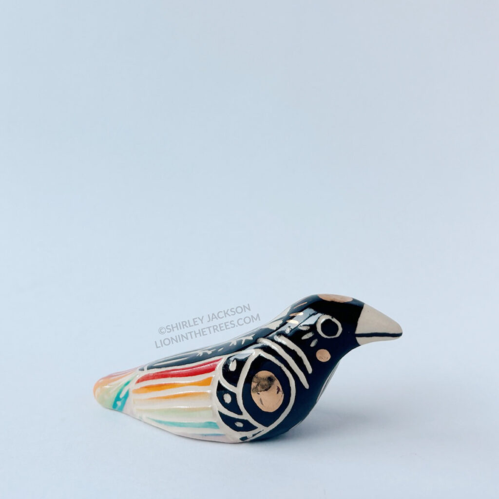 right side of the rainbow crow totem