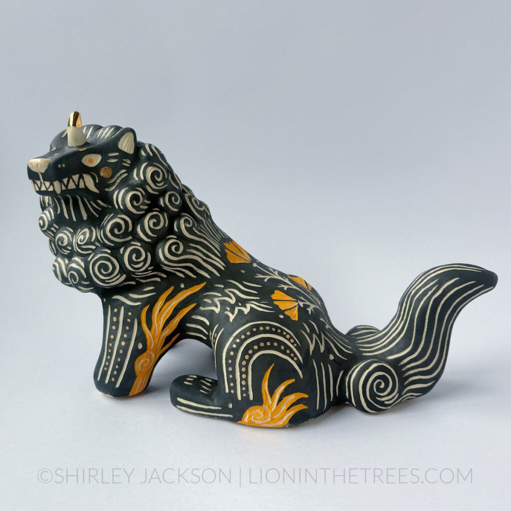 Shirley Jackson @lioninthetrees.bsky.social 5.8K followers 62 following 4.1K posts black + korean || she+her 💌: shirley@lioninthetrees.com I make art—mainly pottery—combining wildlife & folklore; I can also be found wishing on shooting stars and dancing with my dog. 🌿: shop.lioninthetrees.com 🌼: lioninthetrees.com Posts Replies Media Likes Feeds Starter Packs Lists ‪Shirley Jackson‬ ‪@lioninthetrees.bsky.social‬ · 8d I think Carl Sagan's book is another must-read for what's coming. I want to emphasise that the information/perspective from Sagan should not be used as a weapon against others to belittle them or their beliefs, but to instead better understand where they're coming from to better communicate w/ them. Cover of Carl Sagan's "The Demon-Haunted World" - science as a candle in the dark book. ALT ‪Shirley Jackson‬ ‪@lioninthetrees.bsky.social‬ · 8d The Lover - alignment, love, values This piece is of a Kumiho found in Korean folklore, and is another of my sculptures in my "WILD ARCANA" series with Antler Gallery in PDX! SOLD ALT ALT ‪Shirley Jackson‬ ‪@lioninthetrees.bsky.social‬ · 8d I feel that it's appropriate to once again suggest this book as a must read considering what is going to come in our near future. It's a great book that explains cognitive dissonance, but what I found extra helpful was it also showed how to connect to people who are deep within cognitive dissonance. Book cover for "Mistakes were Made (but not by me) why we justify foolish beliefs, bad decisions, and hurtful acts" by Carol Tavris and Elliot Aronson. There is a banner that also mentions that this edition is updated with a new chapter: Dissonance, Democracy, and the Demagogue". The cover is basically a background that's red as ketchup with white and yellow typography. ALT ‪Shirley Jackson‬ ‪@lioninthetrees.bsky.social‬ · 10d My last pottery release for 2024 is here! Lots of birds along with a mish-mash of critters this time around ✨ shop.lioninthetrees.com/collections/... december group pottery picture. There's a large tiger sculpture in the back along with a variety of birds, small tigers, and other creatures. ALT ‪Shirley Jackson‬ ‪@lioninthetrees.bsky.social‬ · 12d Mari Lwyd ornaments I made a couple of years ago! I really wanted to make these again for this holiday season but just didn't have the time. Maybe next year? ALT ALT ‪Shirley Jackson‬ ‪@lioninthetrees.bsky.social‬ · 15d Read the final installment of Anti-Matter last night & I'm still mulling over this part that really resonated with me. It's from the end of the interview & revolves around our current culture & how we treat art, & the mentality that everything should be free. antimatter.substack.com/p/the-best-s... ALT ALT ALT ALT ‪Shirley Jackson‬ ‪@lioninthetrees.bsky.social‬ · 15d The tagline for 28 Years Later goes SO HARD. I'm sitting here like, Patrick Star meme where he's kind of smiling and wearing a purple sweater with text placed on the top of it that says, "Mom come pick me up I'm scared". ALT ‪Shirley Jackson‬ ‪@lioninthetrees.bsky.social‬ · 16d The Devil - control, obsession, addiction This piece is of a Kumiho found in Korean folklore, and is another of my sculptures in my "WILD ARCANA" series with Antler Gallery in PDX! SOLD ALT ALT ‪Shirley Jackson‬ ‪@lioninthetrees.bsky.social‬ · 24d Justice - accountability; integrity; truth This piece is of a Haechi found in Korean folklore, and is another of my sculptures in my "WILD ARCANA" series now on display at Antler Gallery in PDX! SOLD ALT ALT ‪Shirley Jackson‬ ‪@lioninthetrees.bsky.social‬ · 24d Feels like it's been a minute since I've baked something so I made some blueberry banana muffins for breakfast! These are from a recipe I saved off of PETA's website back in like 2006 LMAOO Golden-topped blueberry banana muffins placed on a cooling rack on top of a stove. ALT ‪Shirley Jackson‬ ‪@lioninthetrees.bsky.social‬ · 25d I'm working on some more goodies for my next shop update, but I also still have some animal totems from my last batch in my shop looking for homes of their own! 🐺✨🐴✨🦆✨ shop.lioninthetrees.com/collections/... ALT ALT ALT ALT ‪Shirley Jackson‬ ‪@lioninthetrees.bsky.social‬ · 26d Temperance - balance; healing; trust the process Another one of my pieces in my "WILD ARCANA" series now on display at Antler Gallery in PDX! This piece is also available online with the gallery here: www.antlerpdx.com/collections/... ALT ALT ‪Shirley Jackson‬ ‪@lioninthetrees.bsky.social‬ · 27d It's that time of year!!! ❄️🐶✨ I think I like doing this calendar thing more than my dog 😂😂 Photo of a Trader Joe's advent calendar for dogs ALT ‪Shirley Jackson‬ ‪@lioninthetrees.bsky.social‬ · 28d 2025 is going to have me in a chokehold 😭😭😂😂 Children beating up another child meme. In the meme, there is one child on the ground and one is on top ready to give them a knuckle sandwich. There are three children standing in the background watching, cheering, and recording on their phones the altercation. The child on the floor has been labeled: "my bank account". The other children have been labeled as such: taxes, car insurance, inflation, and price increases due to tariffs ALT ‪Shirley Jackson‬ ‪@lioninthetrees.bsky.social‬ · 1mo Reminder for those of you entrusted with cooking a dish this Thanksgiving Screen shot from the viral video of a Black mother schooling her daughter who was entrusted with making the mac and cheese for Thanksgiving that year. However, her daughter got the idea that instead of using the family recipe that was handed down to her, she should instead experiment with the dish and made something that everyone hated. In the screenshot, her mother is sternly telling her, "Don't experiment on Thanksgiving". ALT ‪Shirley Jackson‬ ‪@lioninthetrees.bsky.social‬ · 1mo This Friday at 6pm is the opening reception to my show, WILD ARCANA, at Antler Gallery in Portland, OR! It will be debuting alongside the beautiful work of Kanako Abe (abemanatee on ig)! 🦌✨ If you're in the Portland area be sure to stop on by! ✨💖 ALT ALT ‪Shirley Jackson‬ ‪@lioninthetrees.bsky.social‬ · 1mo There's a new Real Housewives of Potomac season???? Panic Mr Krabs meme ALT ‪John-Charles Holmes‬ ‪@sonic9jct.jctholmes.com‬ · 1mo "you guys will come crawling back once you realize you're not having meaningful conversations over there" mhmm, yeah cool, tell me about it ‪Judd Legum‬ ‪@juddlegum.bsky.social‬ · 1mo Elon admits that any post on X with a link is throttled He advises you to upload content directly to X instead, where he can monetize it Musk is the richest person in the world and his view is everyone should work for him for free ‪Shirley Jackson‬ ‪@lioninthetrees.bsky.social‬ · 1mo It's giving— Big Thumbs Up meme. On the left side of the image is a lone stick figure. On the right side, a group of figures are standing and chatting amongst themselves. The same visuals are repeated in the middle of the image, except one of the figures is now focused on the lone stick figure giving them a hilariously large thumbs up, with a neutral, indifferent face. Typically, this meme has the stick figure on the left saying something in similar vibes to, "I am feel uncomfortable when we are not about me?" and also, "I'm leaving and I'm taking my toys with me." and also, "You can't fire me because I quit." The same visuals are once again repeated for a third time as the group on the right returns to their conversation. ALT ‪Shirley Jackson‬ ‪@lioninthetrees.bsky.social‬ · 1mo For October's Printmaking Pals' print was the sign of Capricorn! I chose to depict this sign as the hardworking, master of environmental engineering—the beaver! 🦫♑✨ Linoblock prints featuring a stylised beaver. One print is done with black ink and the other print was done in green to signify the "earth" element of this star sign. ALT ‪Shirley Jackson‬ ‪@lioninthetrees.bsky.social‬ · 1mo Spotted this on my walk and I'm wondering what the story is behind these bracelets. My first thought was possibly a love ritual of some sort that college kids do! ALT ALT ‪Shirley Jackson‬ ‪@lioninthetrees.bsky.social‬ · 1mo This felt kind of morbid when I first saw it but it's waaaaay better than kids cutting up a real frog 😭😭😂😂 A plushie frog that has all it's innards out and attached to labeled ribbons so it can be used for mock frog dissections. The frog plush has the cutest face too despite having it's abdomen wide open. ALT ‪Shirley Jackson‬ ‪@lioninthetrees.bsky.social‬ · 1mo The Magician - manifestation; willpower; as above, so below One of my newest pieces in my “WILD ARCANA” series coming to Antler Gallery in Portland, Oregon! Opening reception is next Friday on November 29th! Large, sgraffito eastern dragon sculpture. Done with black and orange underglazes, and gold overglaze details. They are holding a pastel turquoise orb in their left hand. ALT ‪Shirley Jackson‬ ‪@lioninthetrees.bsky.social‬ · 1mo The masochist in me wants to try making Milk Bar's pumpkin pie recipe but looking at it idk if I can handle eating all of that LMAOOO A slice of the Milk Bar pumpkin pie. It's a pumpkin ganache caramel pumpkin pie. There's like a half inch layer of caramel on the bottom, a two inch thick layer of pumpkin ganache, and if that wasn't enough there's also an inch thick layer of whipped cream on top with streusel. The people of Milk Bar were so preoccupied with whether or not they could that they didn't stop to think if they should when it came to creating this beast. ALT ‪Shirley Jackson‬ ‪@lioninthetrees.bsky.social‬ · 1mo I am once again letting y'all know that I'm discontinuing my Chinese Zodiac enamel pin series. Any remaining pins will no longer be available after 2024. This year is the last chance to grab any of the pins that remain! 🍊✨ Shop here: shop.lioninthetrees.com/collections/... ALT ALT ALT ALT ‪Shirley Jackson‬ ‪@lioninthetrees.bsky.social‬ · 1mo Ok so I tried Planet Oat's "oat nog" and I didn't like it. 😭😭😭 It basically tastes like a wannabe vanilla soymilk with a hint of oats. Very cute package design, but save your money (and tastebuds!!) ‪Shirley Jackson‬ ‪@lioninthetrees.bsky.social‬ · 1mo Eggnog ratings so far for this season— Producers Dairy brand eggnog is far more superior to Target's Favorite Day eggnog. It's just got a whole other level of cream and depth to it. This year, I'm going to give oatmilk eggnog a shot too and see how it stacks 👀👀👀 View full thread ‪RamsHornStudios‬ ‪@ramshornstudios.com‬ · 1mo Reply to you They nailed the thickness, which is at least half the experience. ‪Shirley Jackson‬ ‪@lioninthetrees.bsky.social‬ · 1mo omg I may have to hunt it down then!!!! Red Laser Beam Eyed Patrick Star ALT ‪Shirley Jackson‬ ‪@lioninthetrees.bsky.social‬ · 1mo I saw a Barred Owl while I was in Portland!!!! 😍💖 I also wrote a little bit about my trip, and finally managed to somewhat write about my feelings regarding the 2024 election results in my latest blog post: 👉: lioninthetrees.com/blog/2024/11/19/portland A photo of the Barred Owl I saw in Portland with the Surprised Jerma and Pointing Jerma Meme photoshopped on top of the image making it look as though it's Jerma who has spotted this beautiful animal and felt it necessary to share it with the whole world. ALT ‪Shirley Jackson‬ ‪@lioninthetrees.bsky.social‬ · 1mo @d20plusmodifier.bsky.social !!! ALT ALT ‪Shirley Jackson‬ ‪@lioninthetrees.bsky.social‬ · 1mo September's Printmaking Pals' piece was the sign of Sagittarius! Typically depicted as a centaur, I always saw this sign as a wild mustang 🐴🔥✨ Linoblock prints featuring a stylised horse. One print is done with black ink and the other print was done in red to signify the "fire" element of this star sign. ALT ‪Shirley Jackson‬ ‪@lioninthetrees.bsky.social‬ · 1mo I forgot PNW was logging country so finding myself behind logging trucks on I-5 had me STRESSED and PRESSED Regina Hall with her arms over her head and a panicked look on her face meme ALT ‪Shirley Jackson‬ ‪@lioninthetrees.bsky.social‬ · 1mo Me hearing that The Chiefs finally lost a game IShowSpeed Smiling Trying Not To Laugh Meme IShowSpeed Smiling Trying Not To Laugh refers to a viral video and reaction video featuring streamer IShowSpeed briefly pursing his lips and frowning before settling into a serene smiling expression with his eyes closed. The video stems from a clip where a young fan cries to IShowSpeed about his mom being "kinda homeless" while Speed tries not to burst out laughing at the fan's quivering voice. ALT Home Search Notifications Chat Feeds Lists Profile Settings Following OnlyPosts Pottery SciArt 🐡 Media 📌 More feeds Feedback • Privacy • Terms • Help Sgraffito Haechi done with black and orange underglaze. A Haechi looks like a Chinese lion dog but with a small unicorn horn. There are California Poppy and fire motifs carved into it's body.