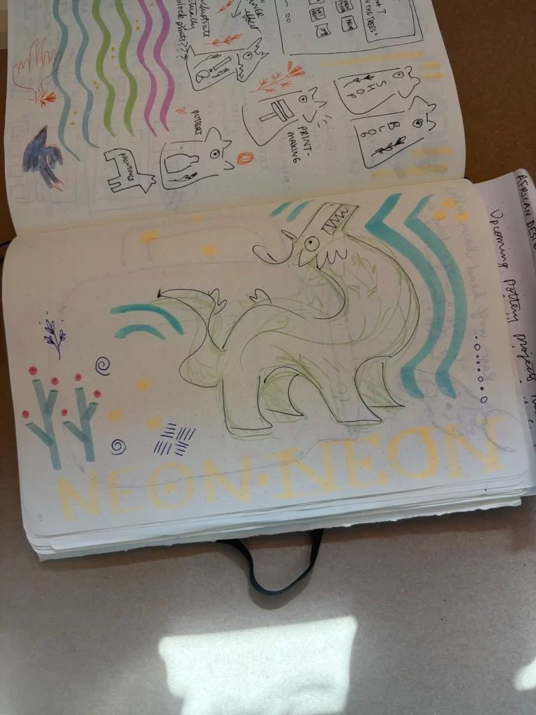 Rough sketch of a dragon totem