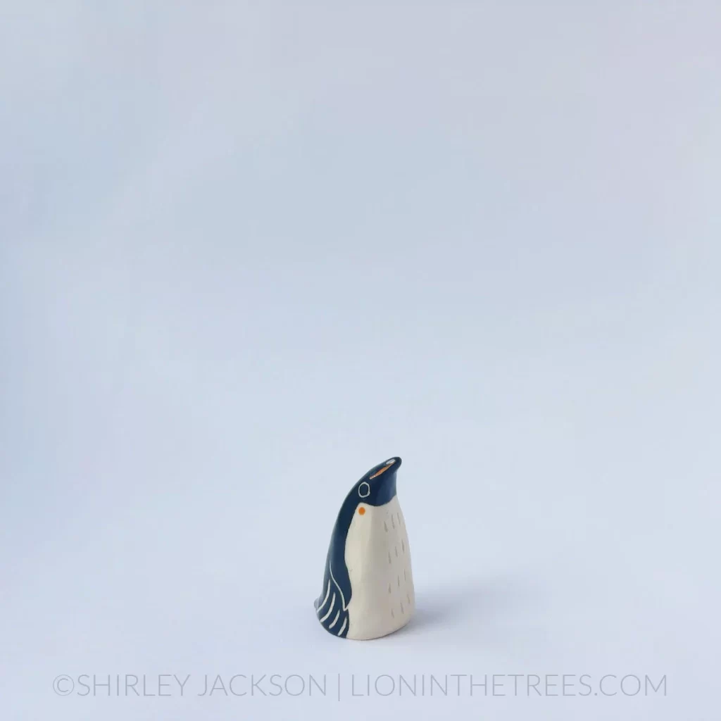 Small ceramic Emperor Penguin
